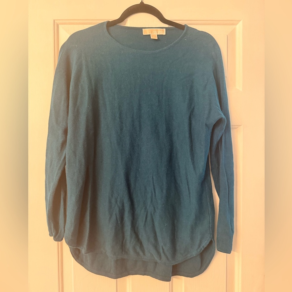 Michael Kors Deep Teal Crew Neck Sweater